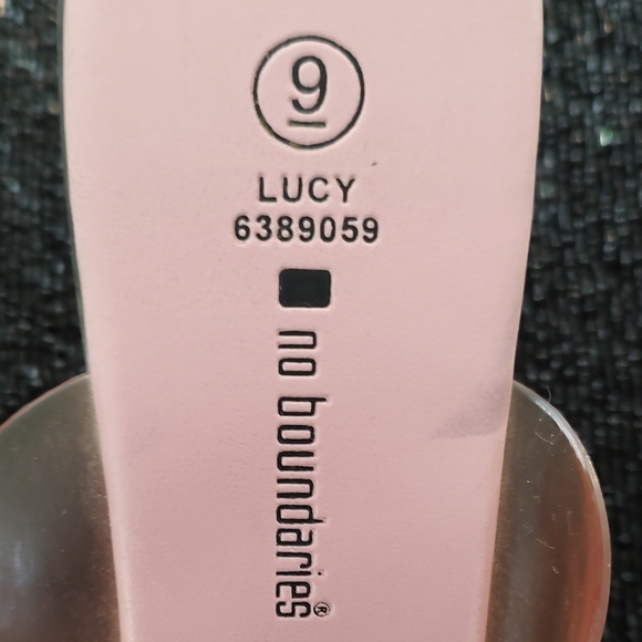 ACRYLIC FLARE HEELS. PINK Y2K BARBIE STYLE. They light up! SZ 9 - Picture 6 of 7